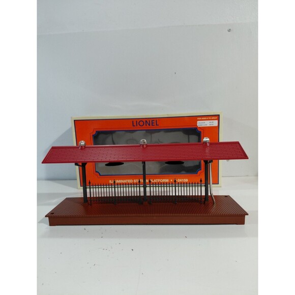 Lionel 6-24159 O Gauge Model Railroad Accessory Lighted Station Platform w/Box - Picture 9 of 16